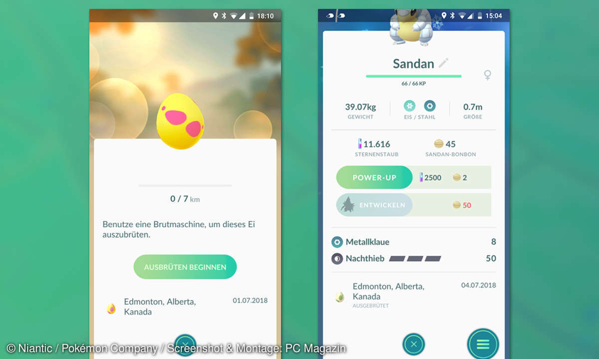 pokemon go 7 km ei distanz