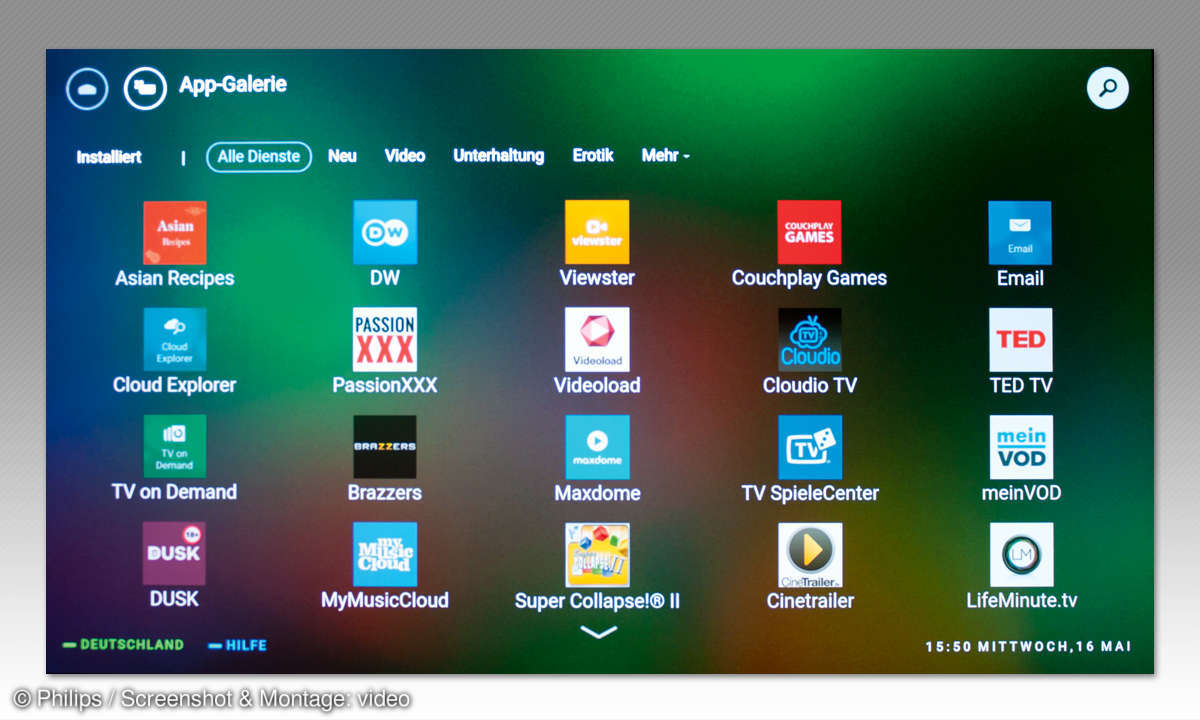 Philips 65OLED873 - Screen App Galerie