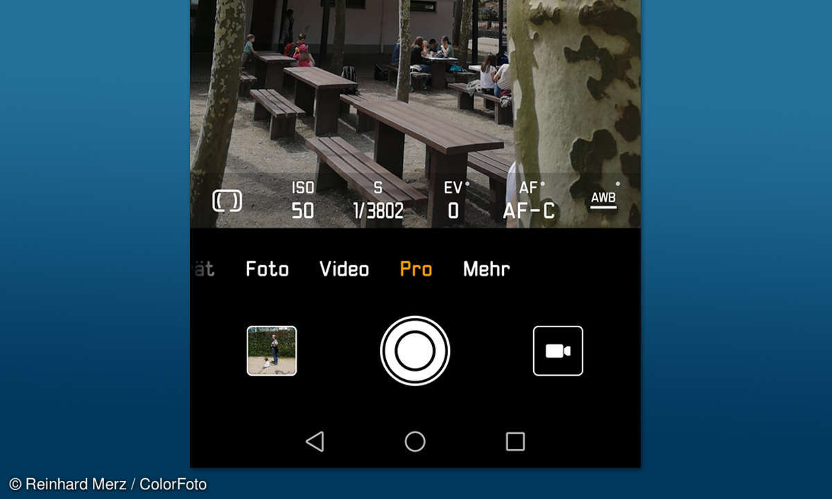 huawei p20 kamera pro modus