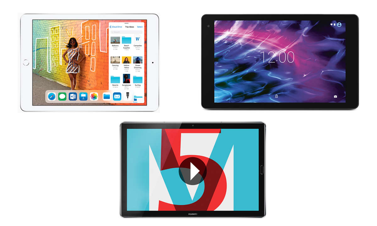 Tablet Test 2018: Drei 10-Zöller im Vergleich