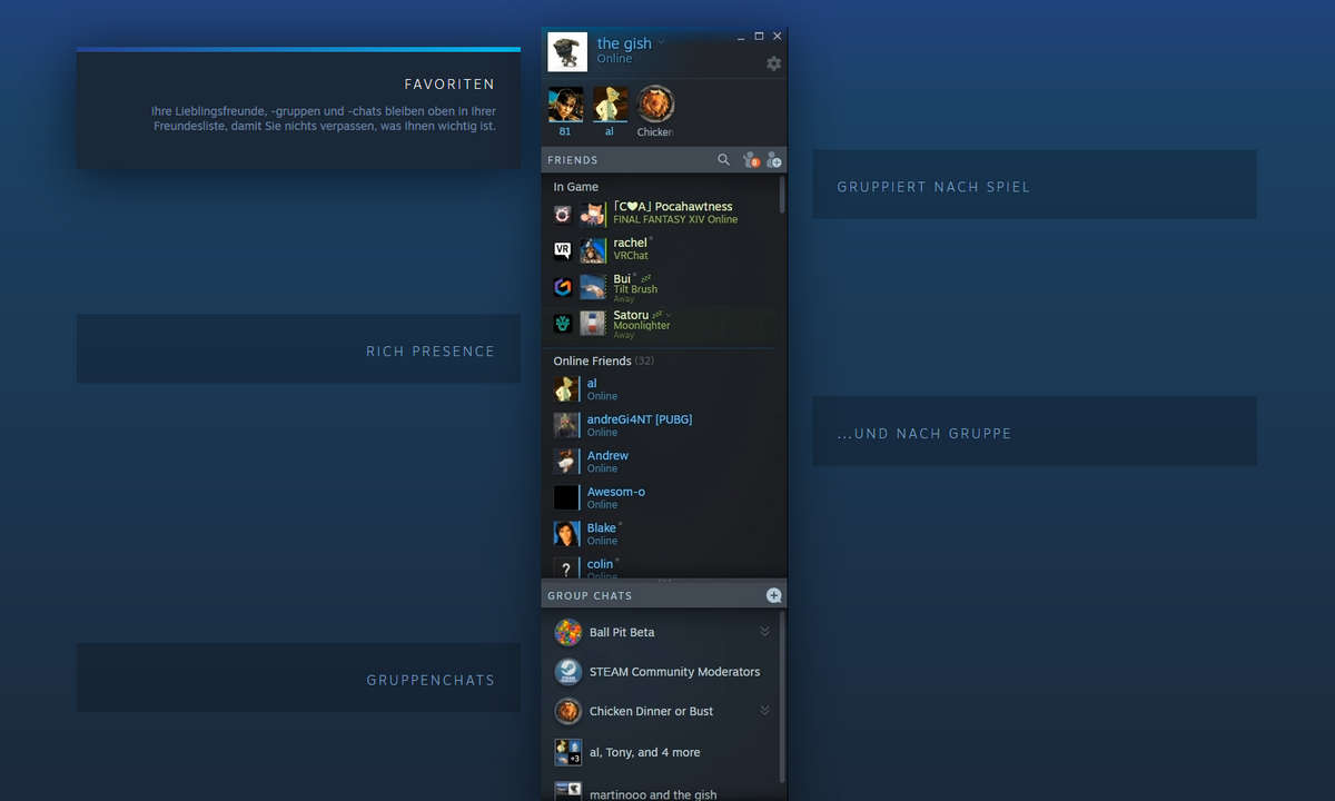 Steam Chat Update