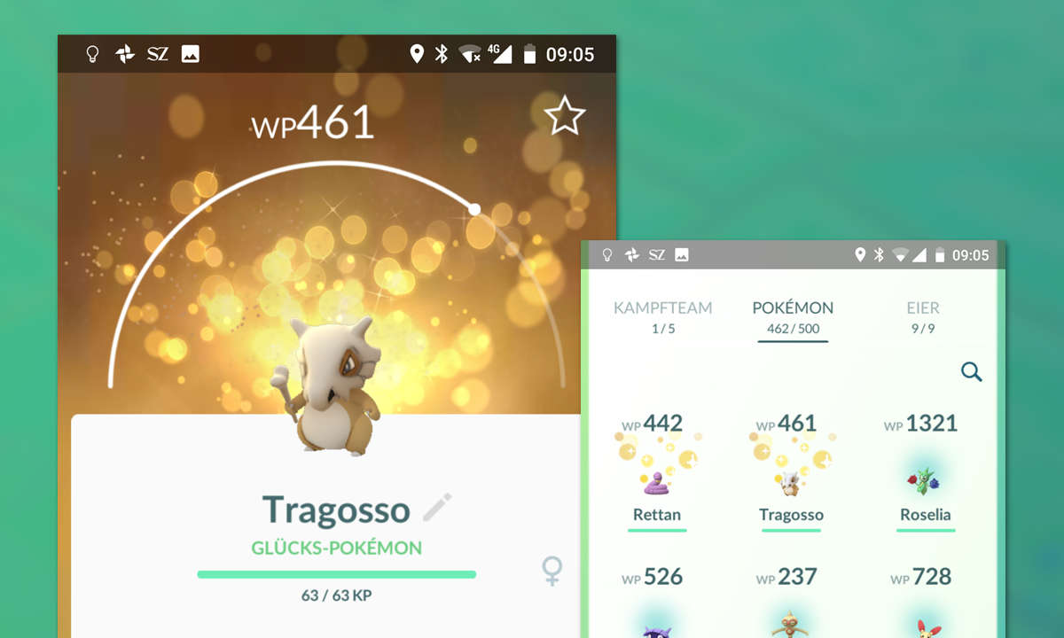 Glücks-Pokémon in Pokémon GO