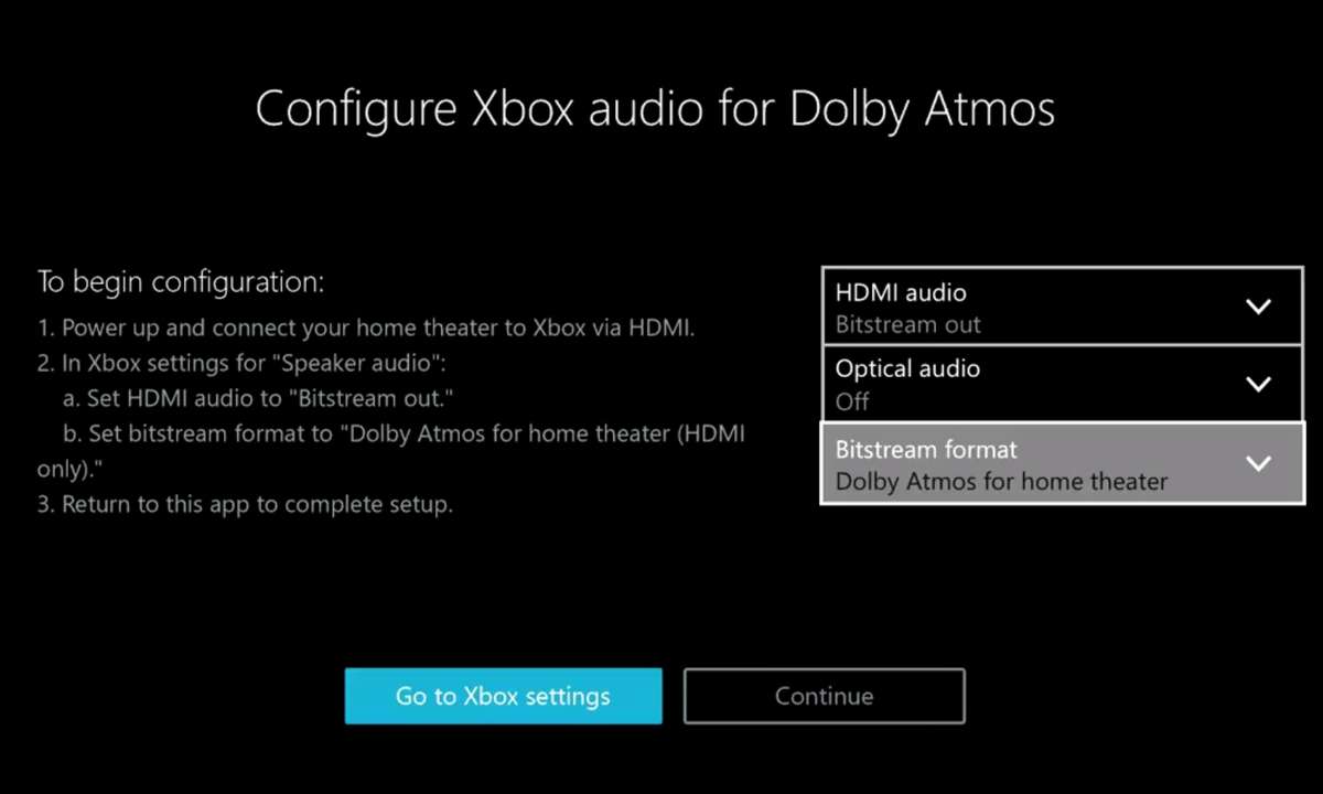 Xbox One: Dolby Atmos einrichten