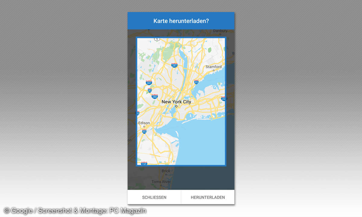 Urlaub-Apps: Google Offline Maps