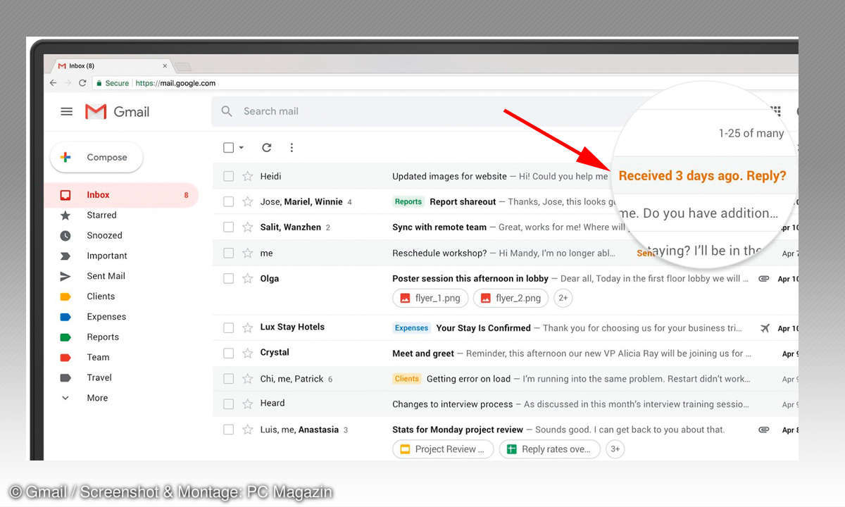 Gmail vs. GMX: Gmail - Künstliche Intelligenz