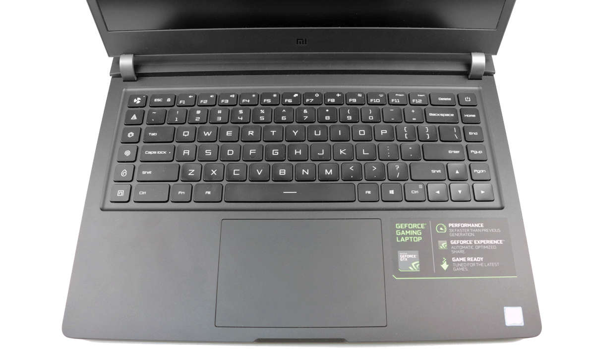 Xiaomi Mi Gaming Notebook Qwerty-Tastatur