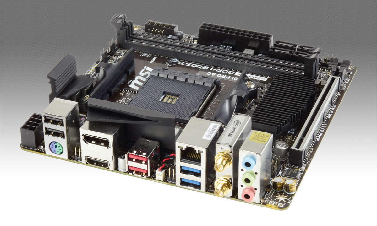 ITX-Mainboard-Test 2018 11 B350I Pro AC