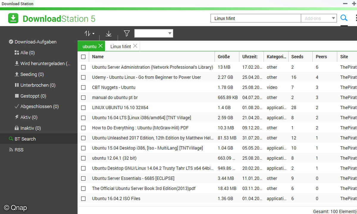 Download-Apps Qnap NAS