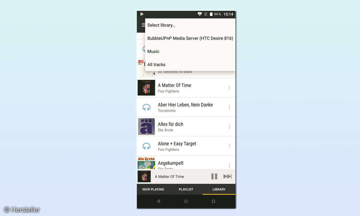 Recycling Smartphone BubbleUPnP