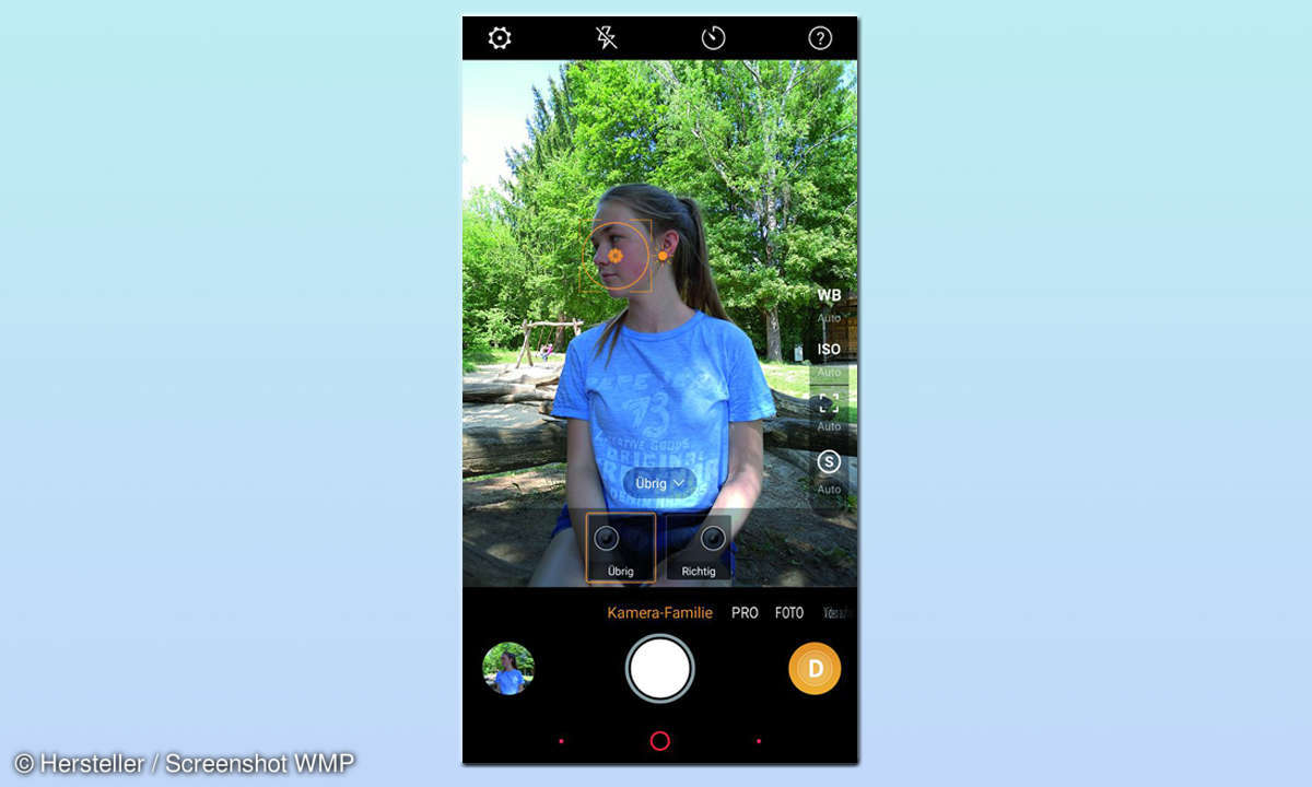 Nubia Z17S Kamera-App DNG-Modus