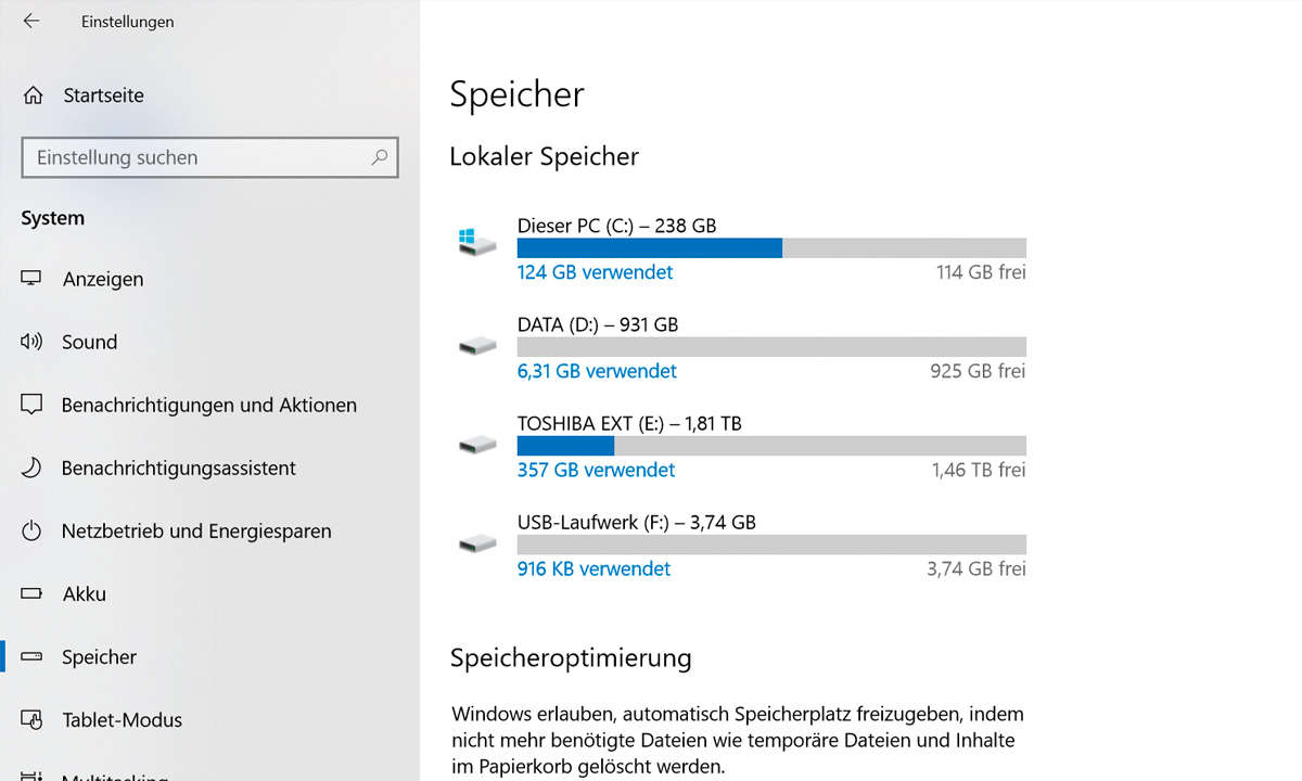 Festplatte voll - was tun