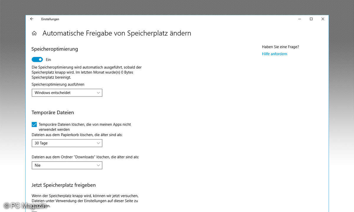 Windows 10: Optimale Einstellungen