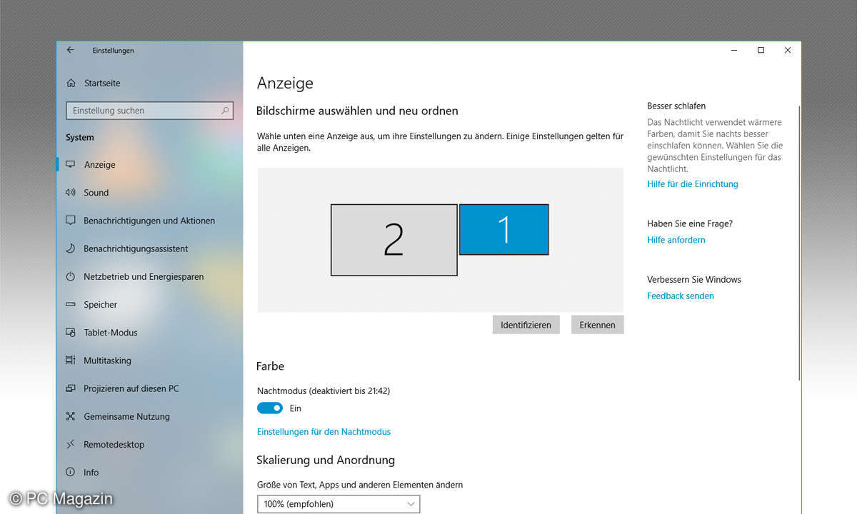 Windows 10: Optimale Einstellungen