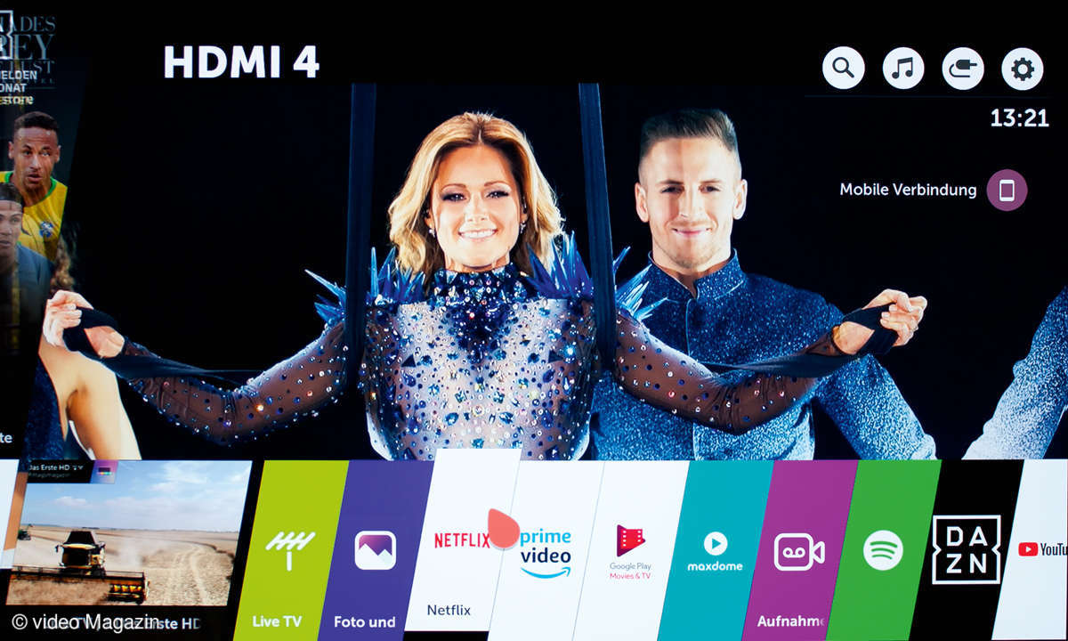LG OLED65W8 Smart TV Apps