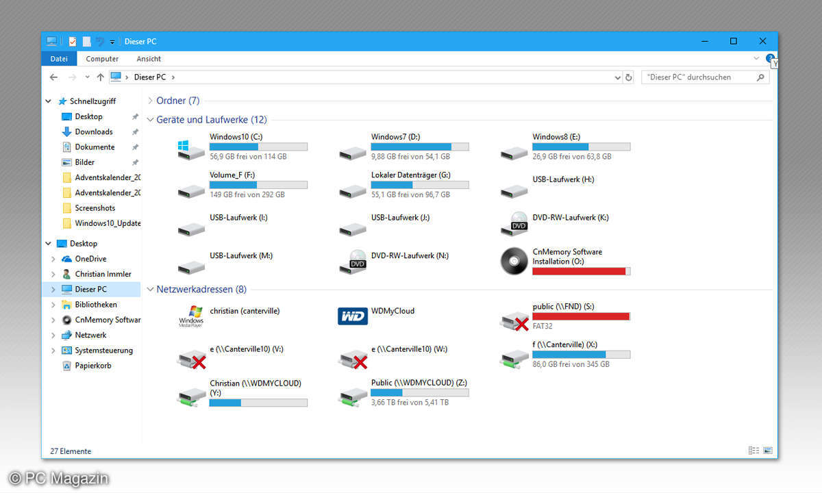 windows speicherplatz festplatte