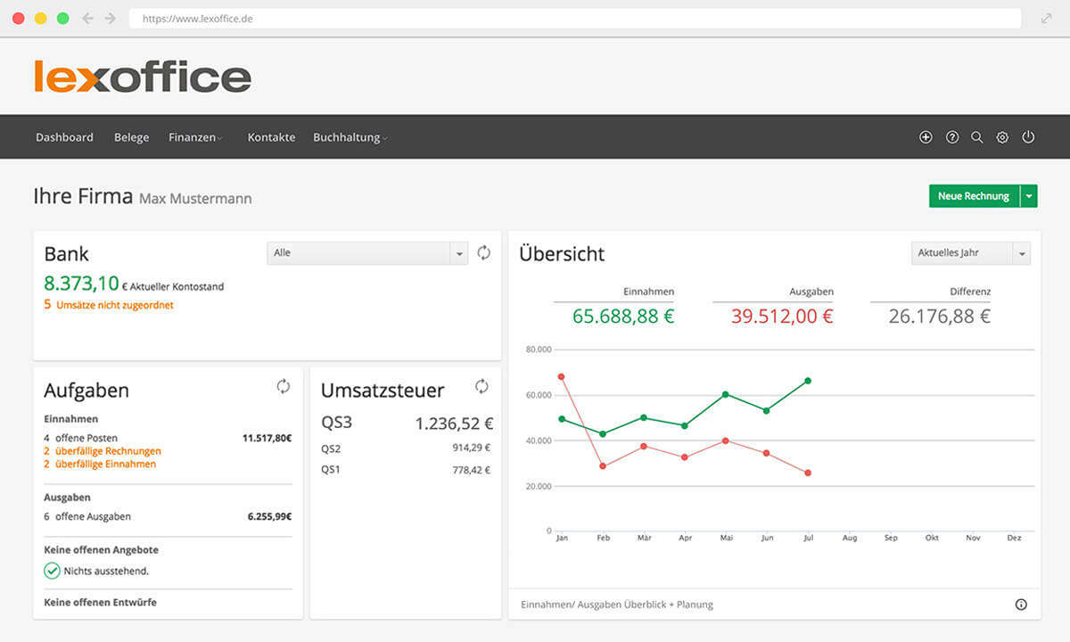 lexoffice_screenshot_webbrowser