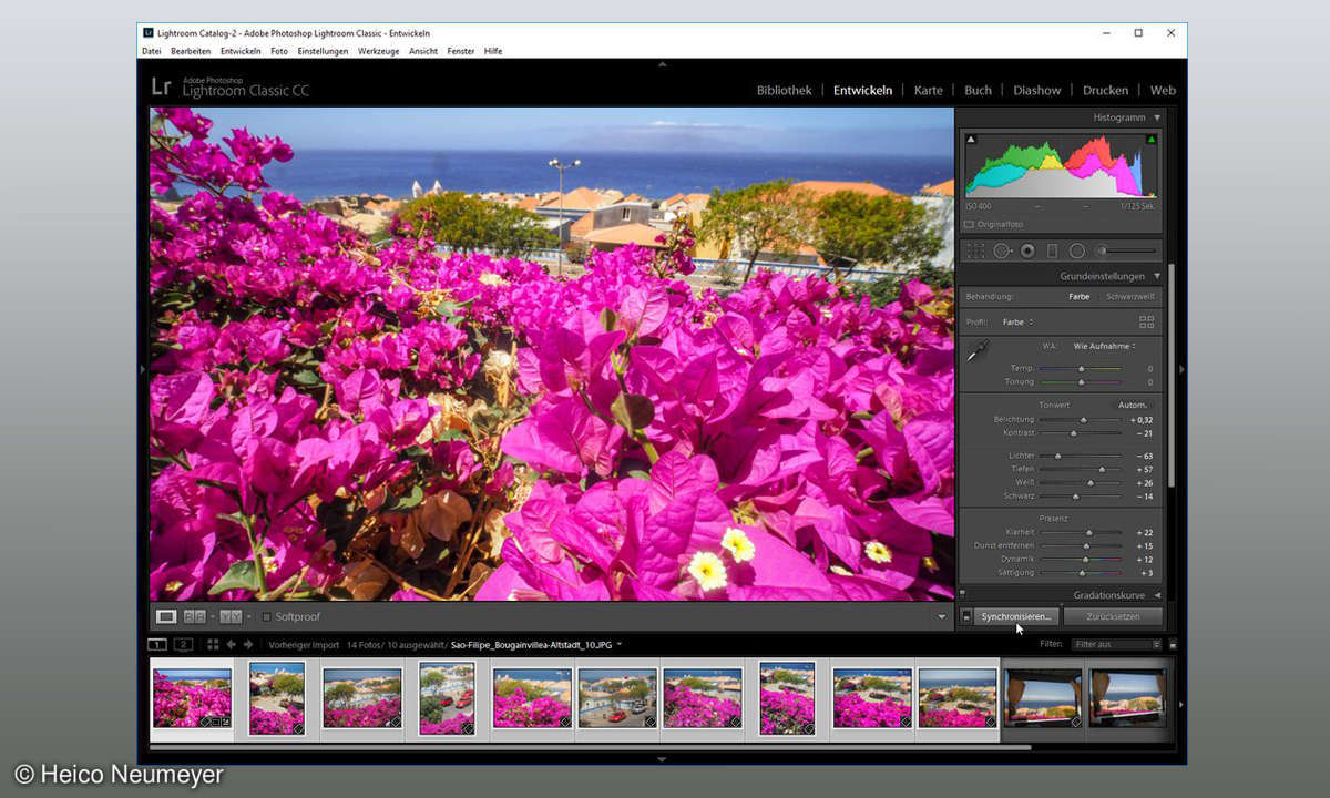 Adobe Lightroom Stapelverarbeitung
