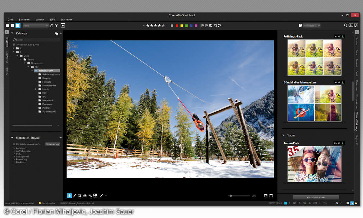 5 Bildbearbeiter im Test: Corel AfterShot Pro 3