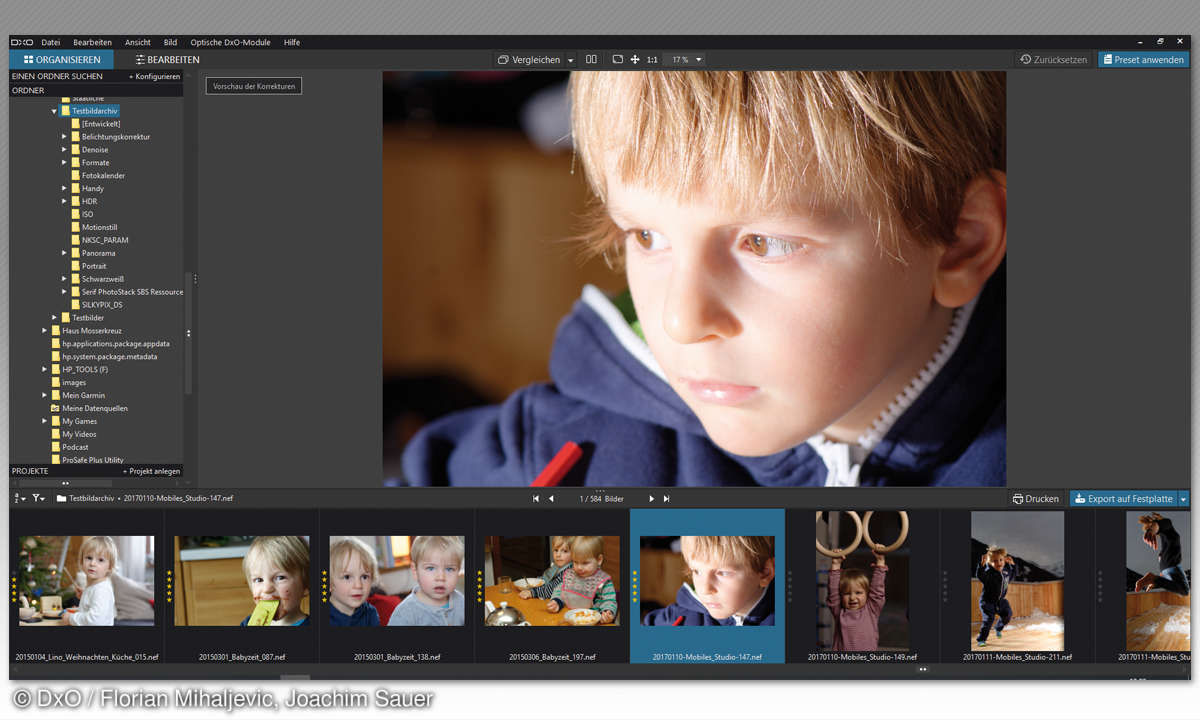 5 Bildbearbeiter im Test: DxO PhotoLab 1.2