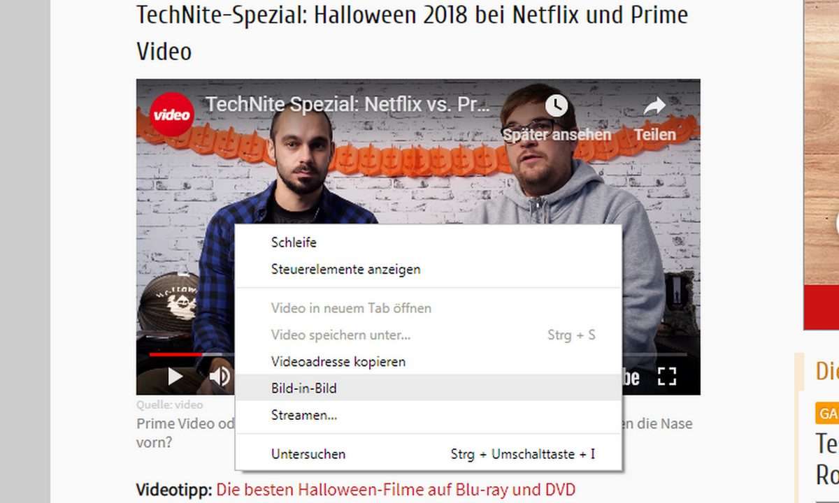 chrome bild in bild menue rechtsklick