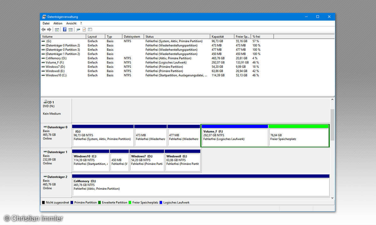 festplatte datentraegerverwaltung windows