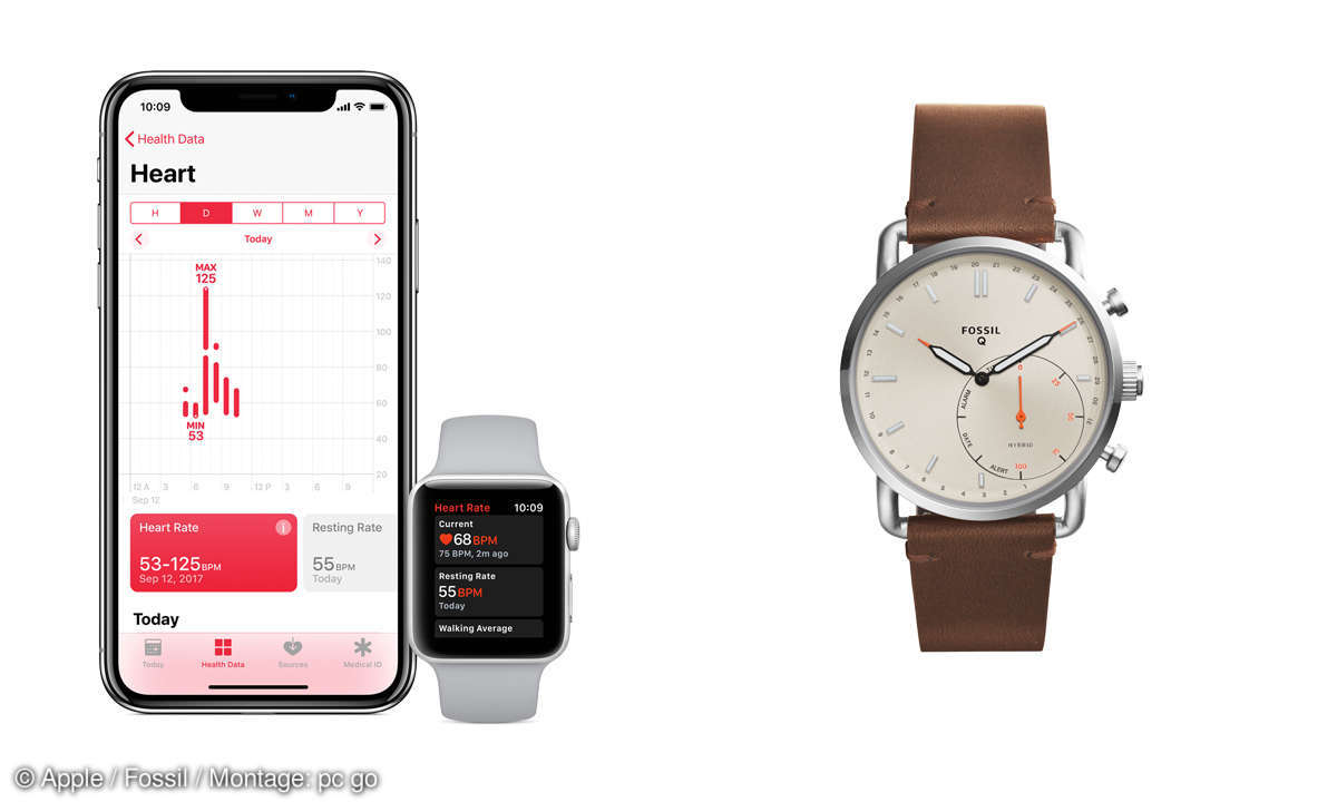 Smartwatch - Apple u. Fossil