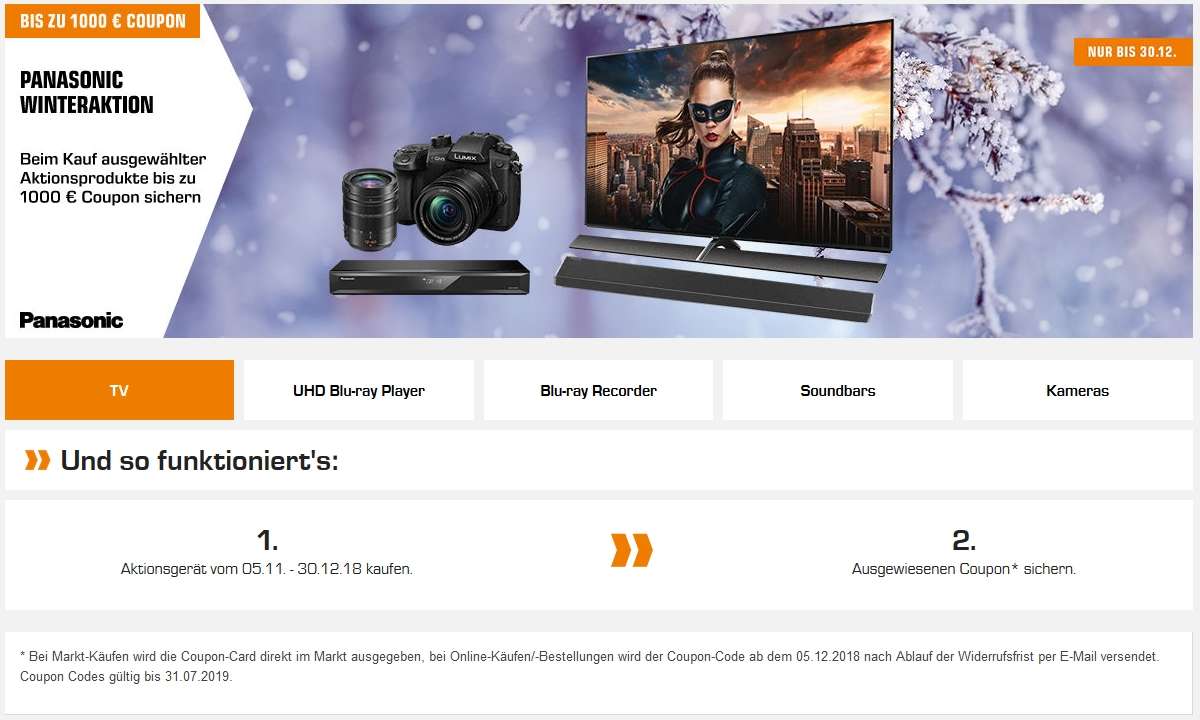 Panasonic-Winteraktion