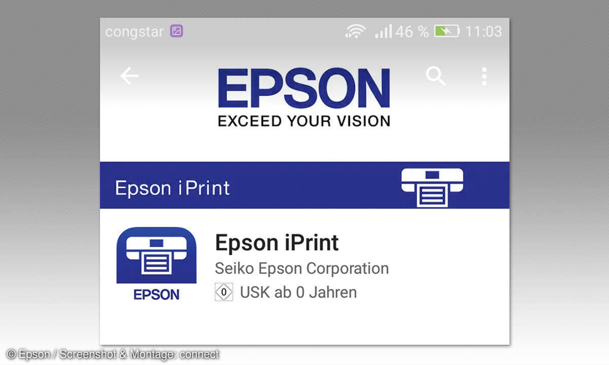 Drucken vom Android-Smartphone - Epson App iPrint