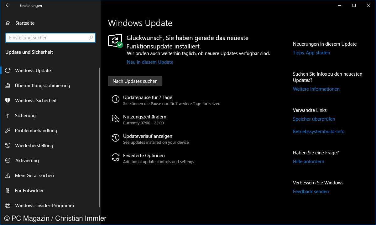 Windows 10 April 2019 Update - Version 1903