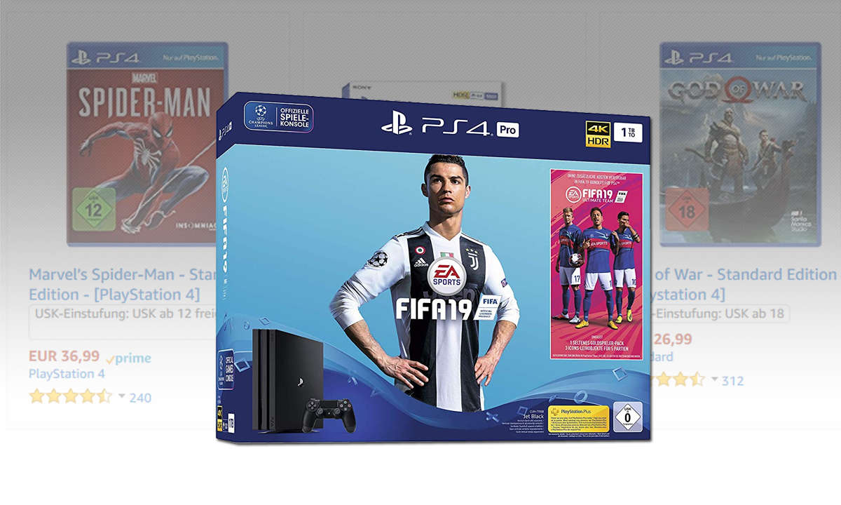 Amazon-Angebote mit PS4 Pro, Xbox One S und Switch-Spielen