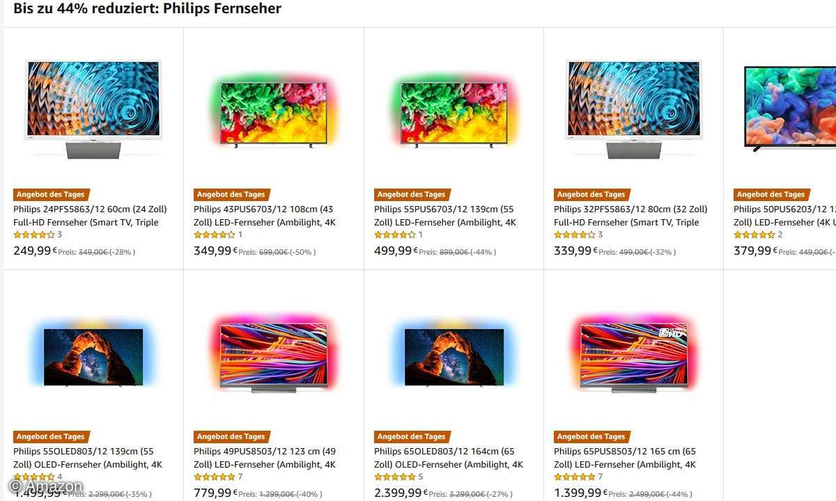 Philips-TVs inkl. OLED-Modellen