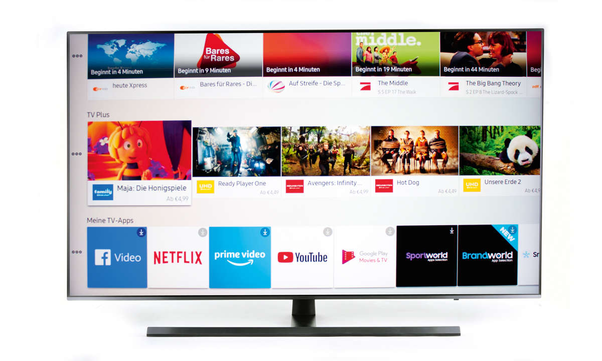 65-Zoll-UHD-TVs: Samsung UE 65 NU 8049