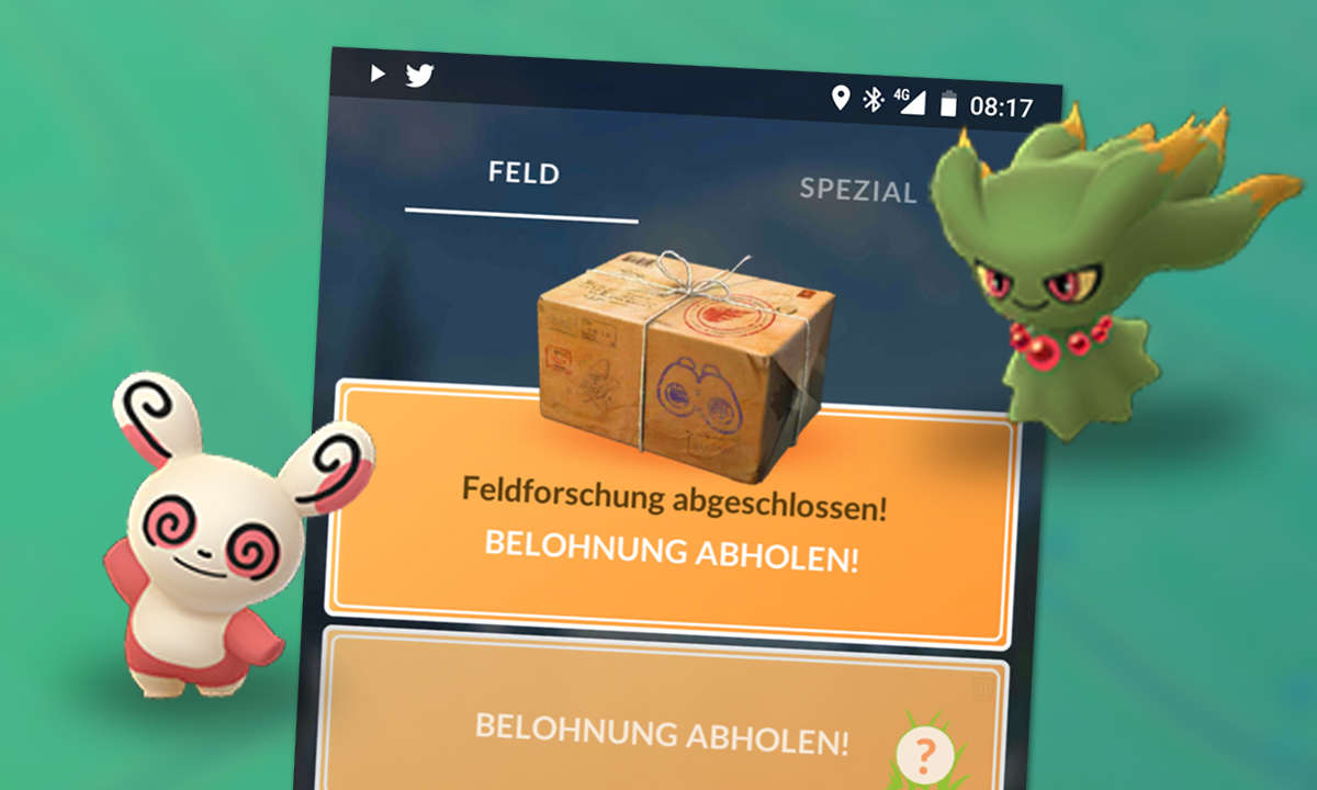 Pokémon GO Feldforschungen Dezember