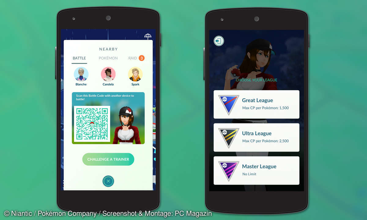 Pokémon GO Trainerkampf starten