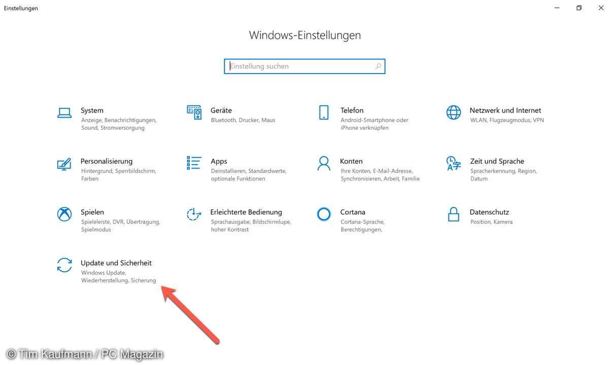Windows 10 zurücksetzen