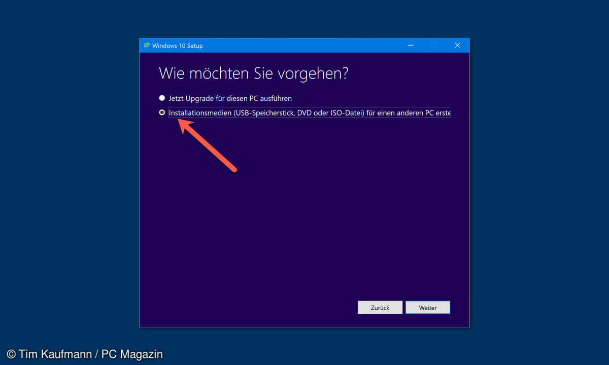 Windows 10 zurücksetzen