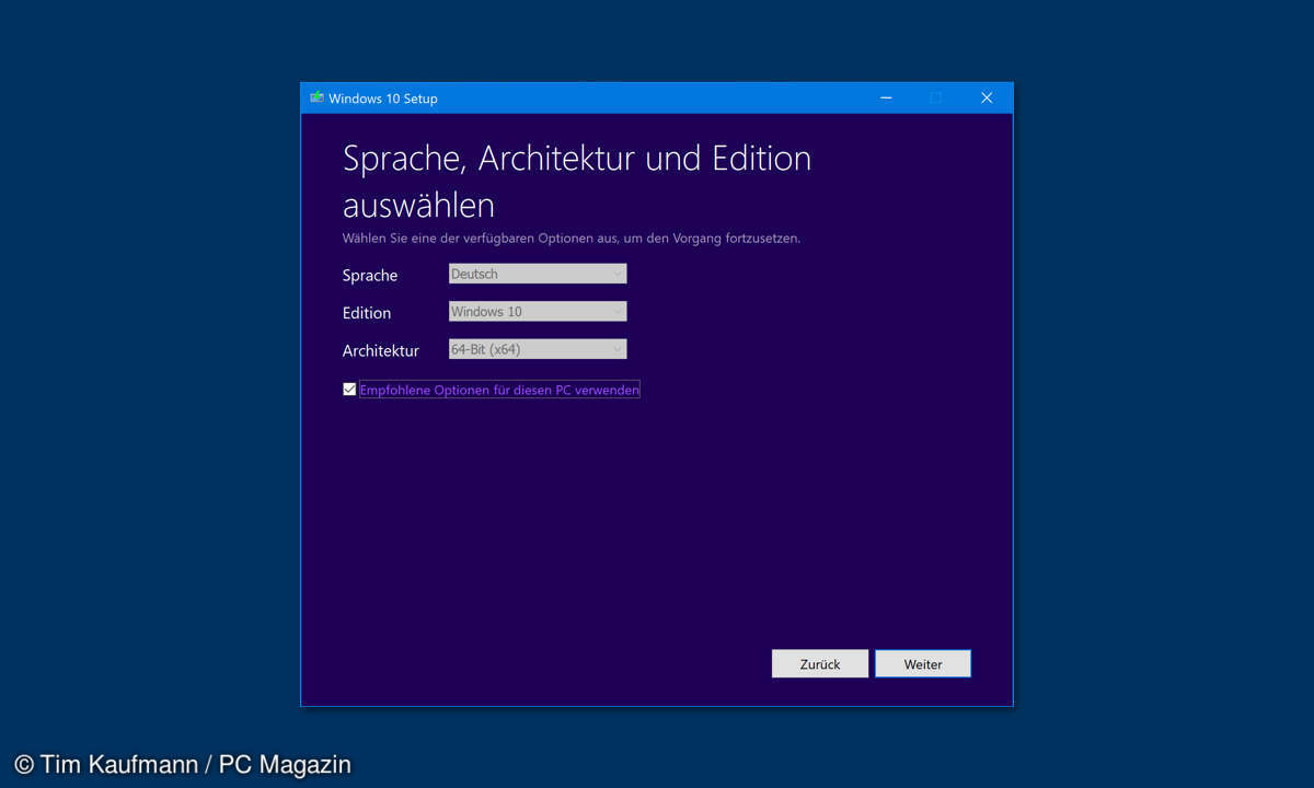 Windows 10 Wiederherstellungs-Disc erstellen