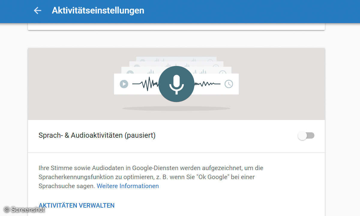 Google-Spionage ausschalten