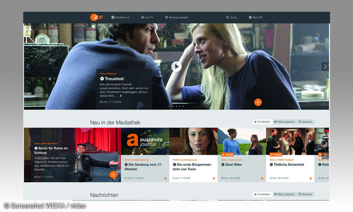 ZDF streaming