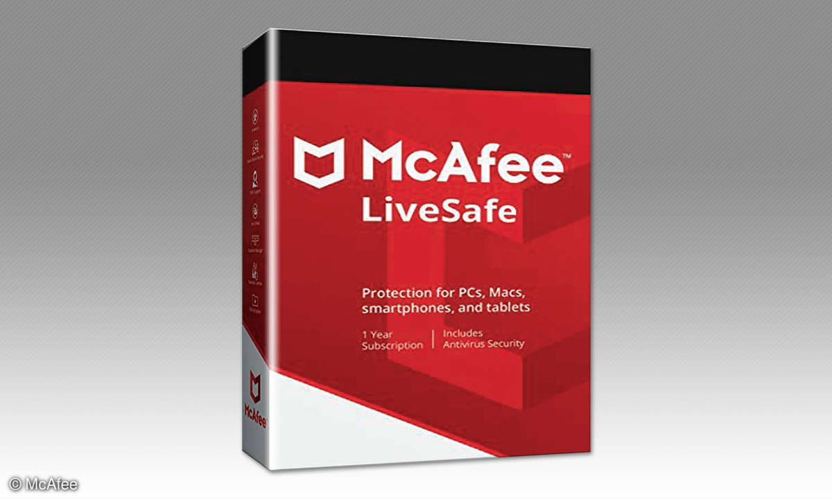 Platz 7: McAfee Live Safe