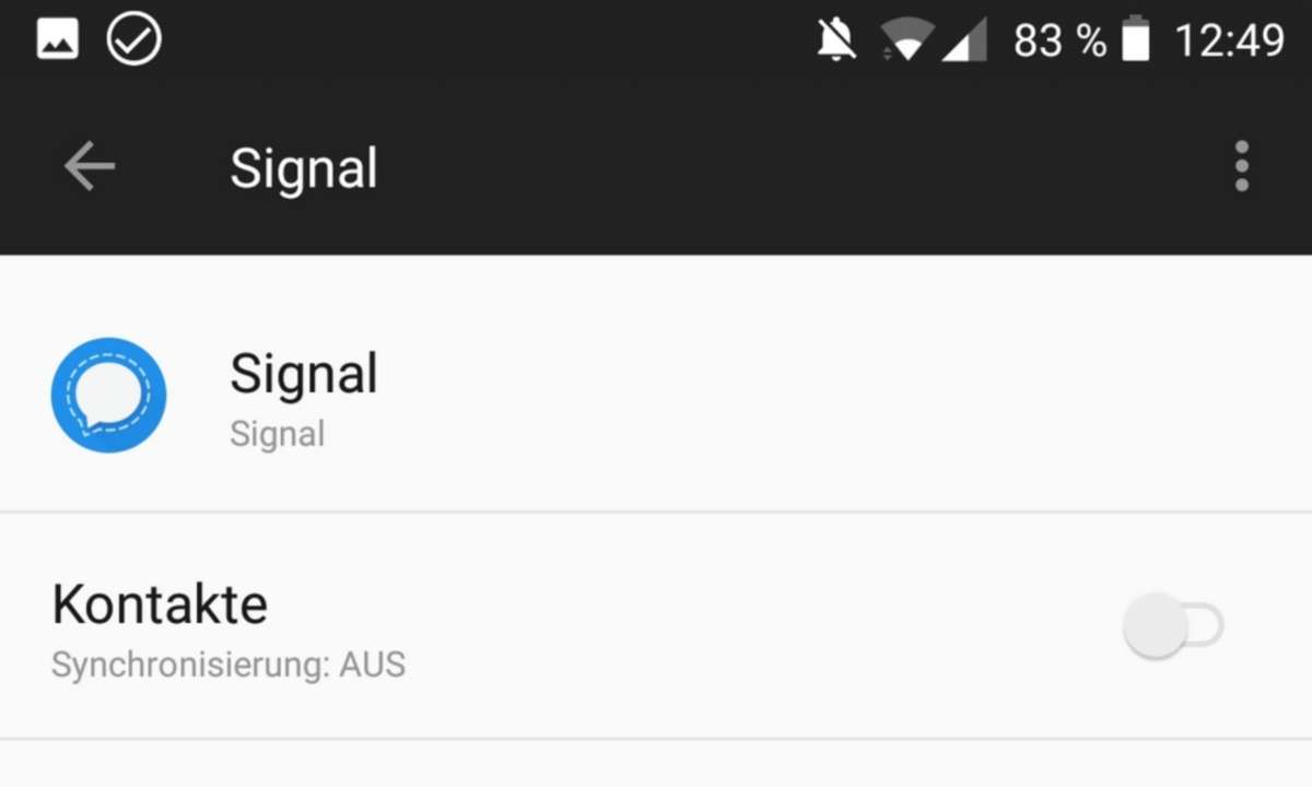 android app synchronisierung anhalten