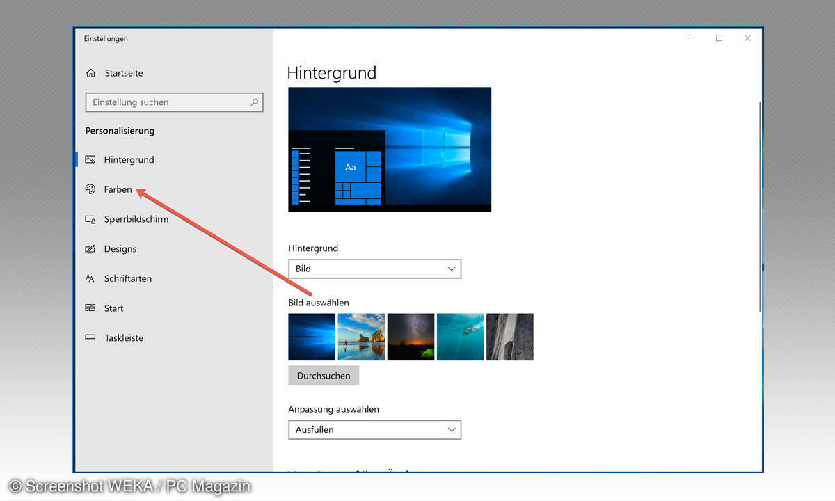 2 Windows 10 Dark Mode aktivieren