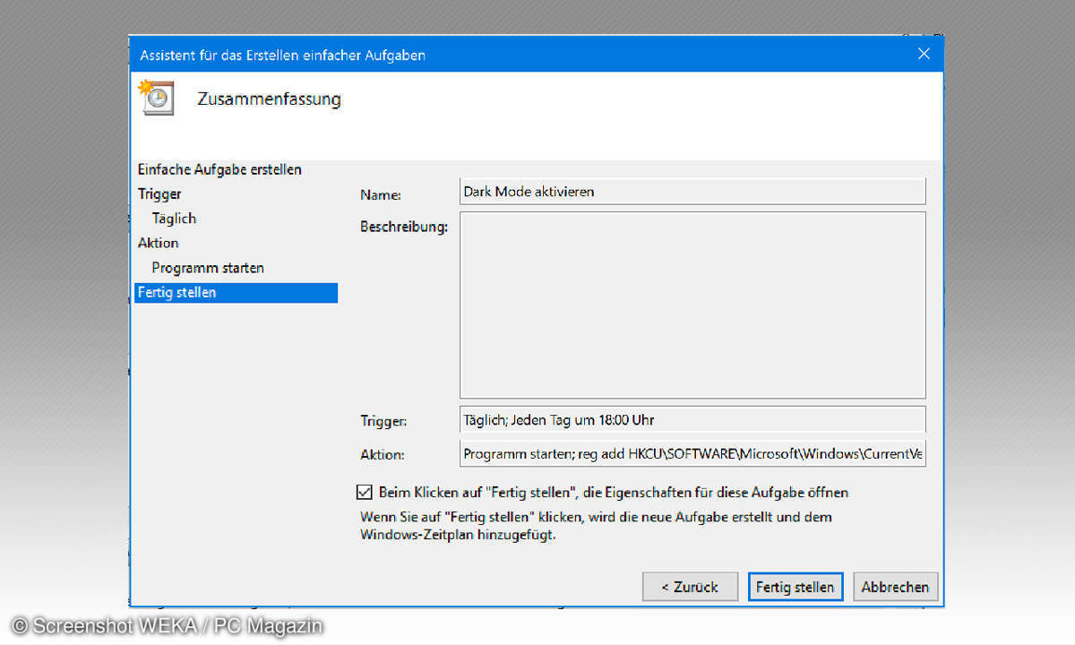 17 Windows 10 automatisch Dark Mode aktivieren