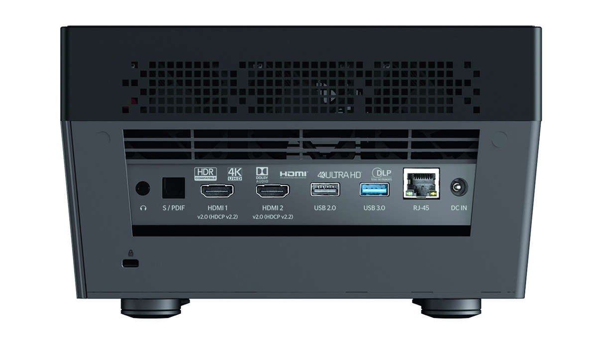 Optoma UHL55 Rückseite