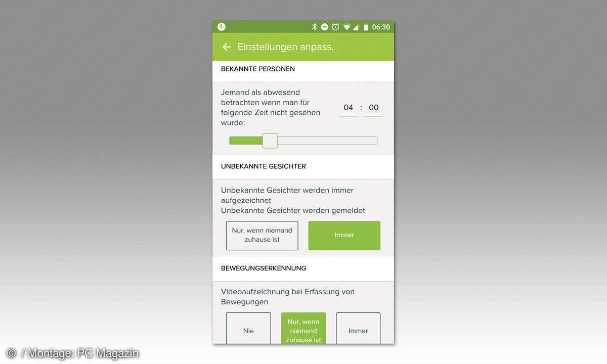 IP-Kamera Test 2019: Screen Netatmo Welcome App