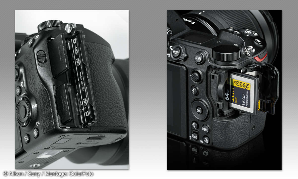Nikon Z6 und Sony A7 III: Gehäuse und Ausstattung