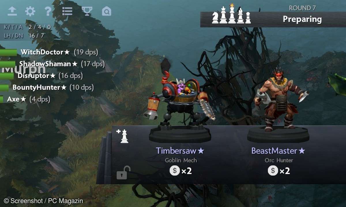 dota auto chess dps stats