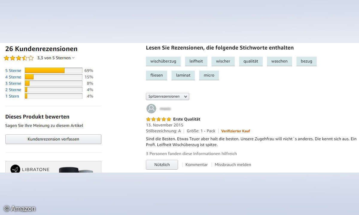 Amazon Kundenbewertung echt