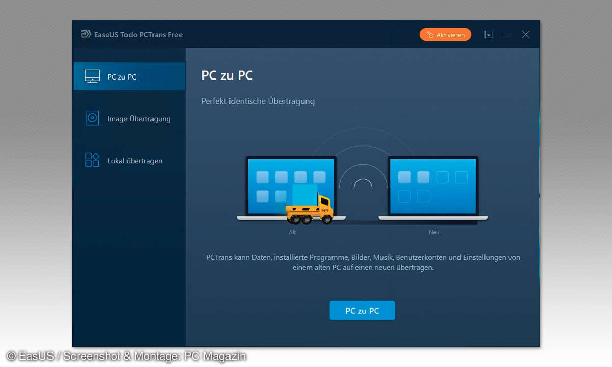PC & Notebook: Daten-Umzug leicht gemacht EaseUS Todo PCTrans