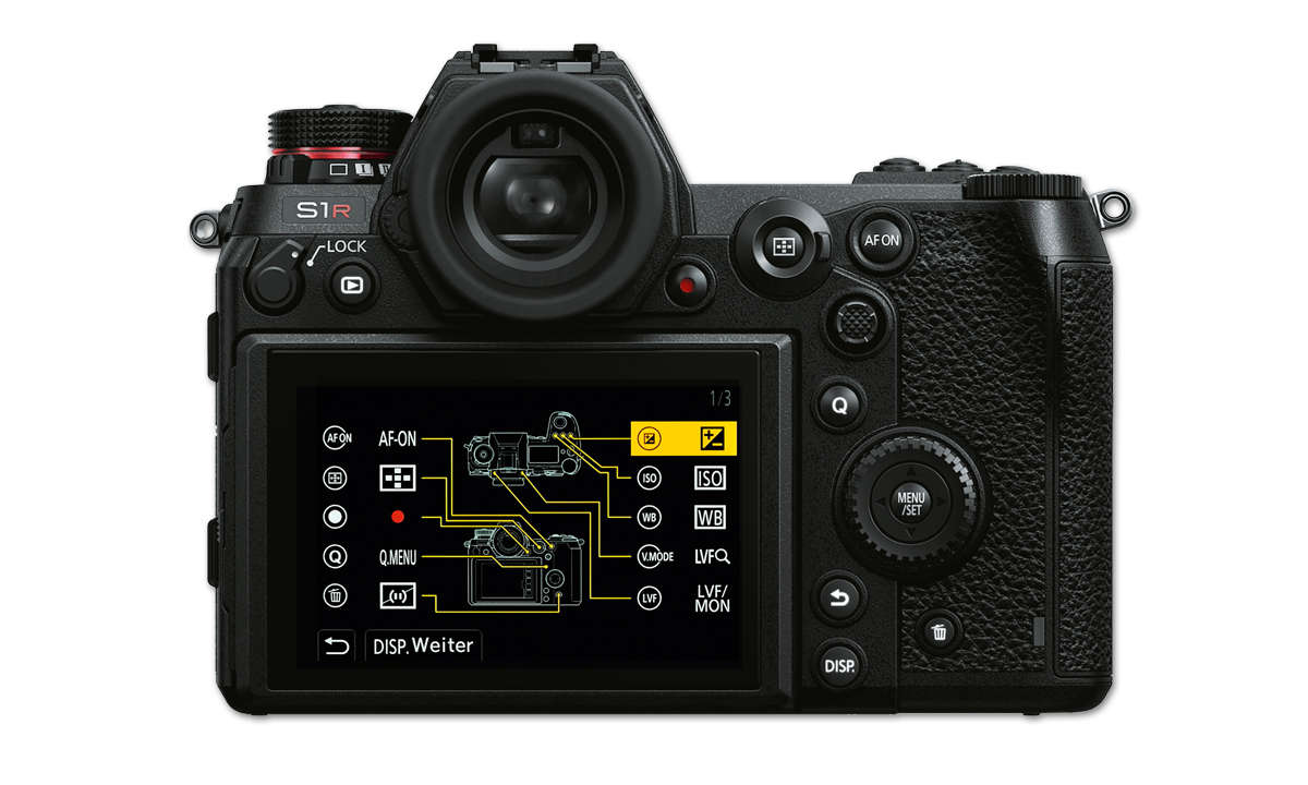 Panasonic Lumix S1R und S1 - Monitor